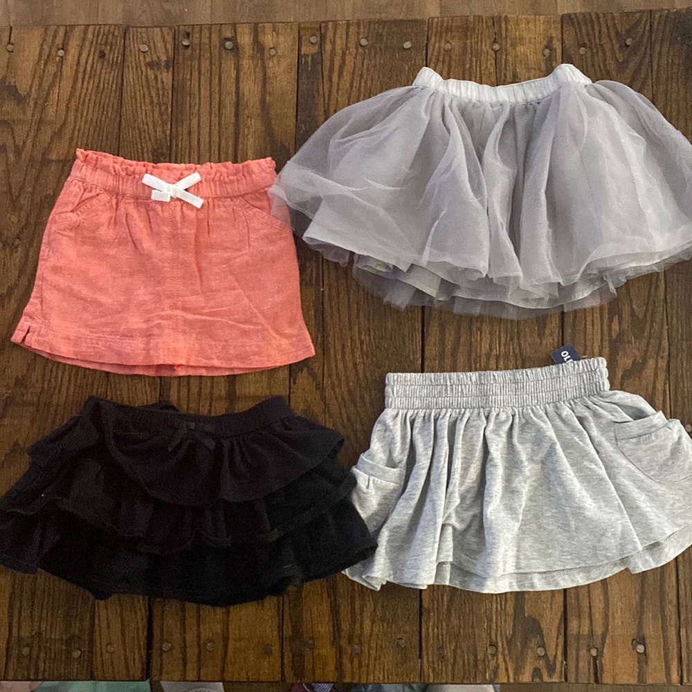 Girls size 2T skirt lot